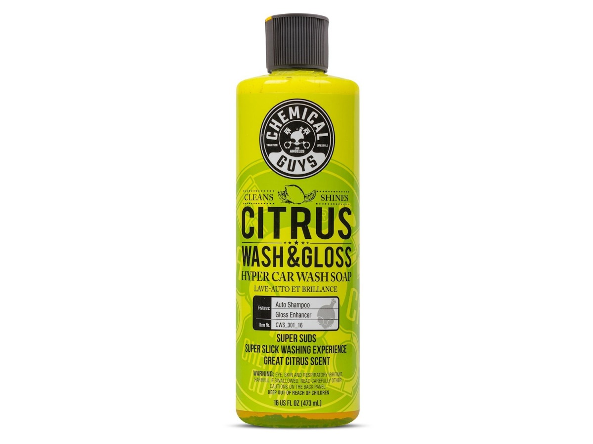 Mopar Concentrated Car Wash & Gloss Solution Citrus By Chemical Guys 16 Ounce Bottle