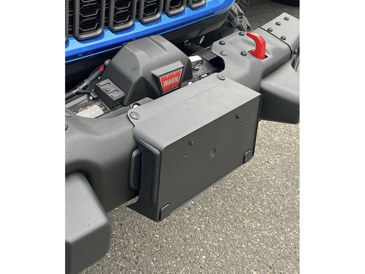 Mopar Front Bumper License Plate Bracket For Winch Equipped Vehicles
