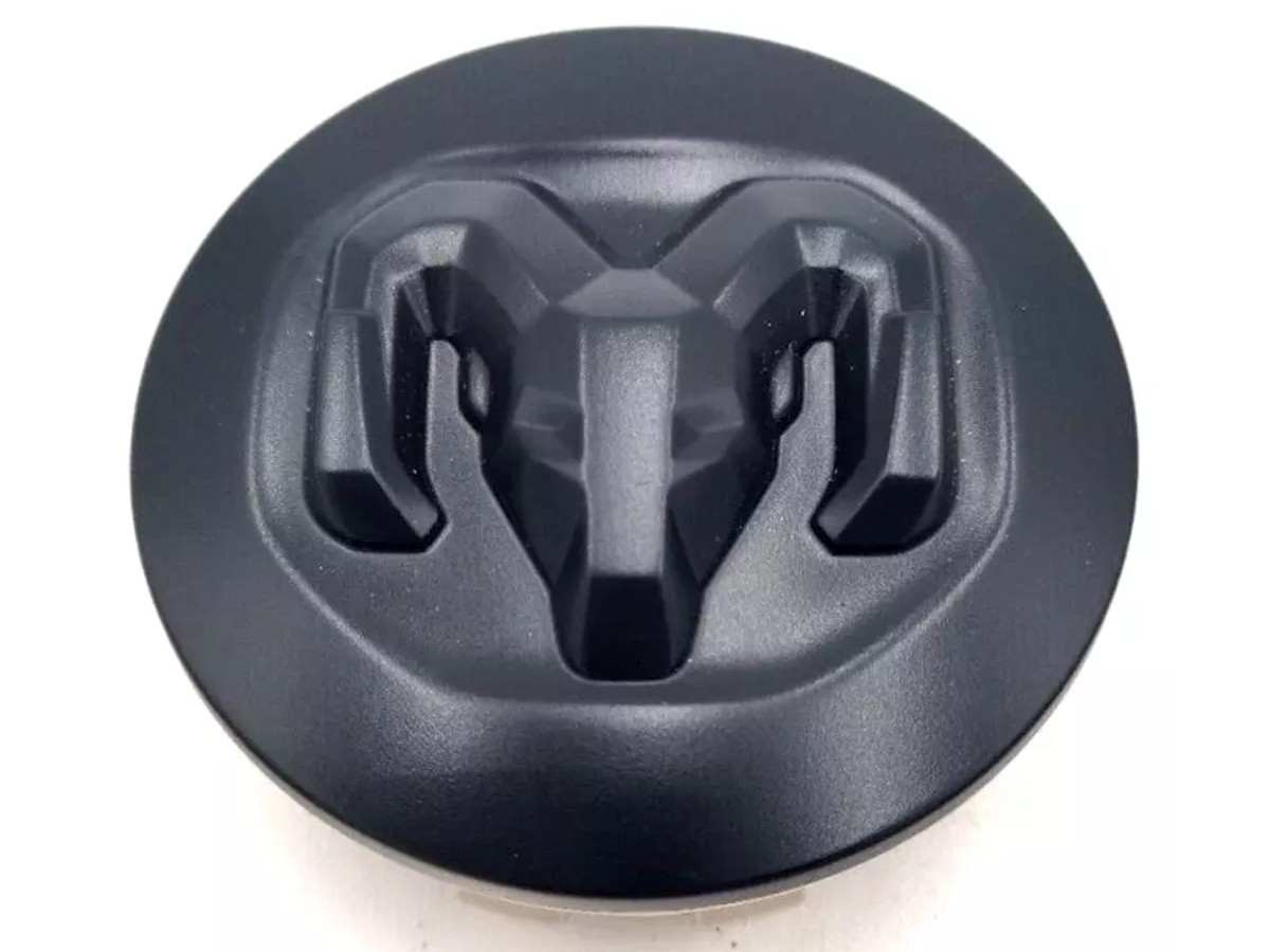 246-mopar-wheel-center-cap-matte-black-with-rams-head-logo-2.jpg Mopar Wheel Center Cap Matte Black With Rams Head Logo