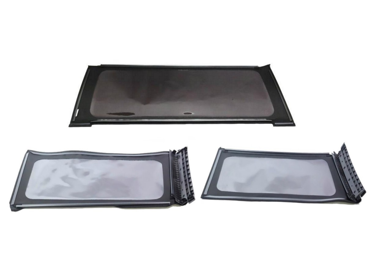 Mopar Replacement Window Set For 2 Door Premium Black Soft Top Tinted