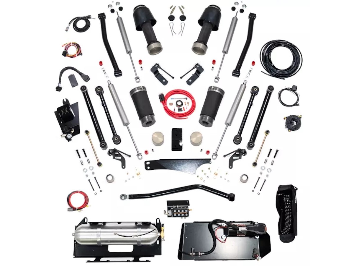 Mopar AccuAir 3.0-Inch Dynamic Lift Kit With On Board Air Compressor For Four Door