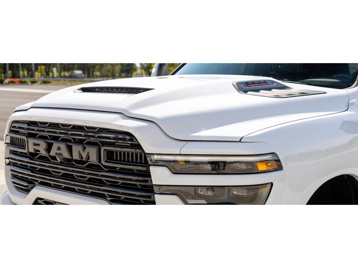 Mopar Sport Hood Kit Unpainted With 3500 Vent Bezels