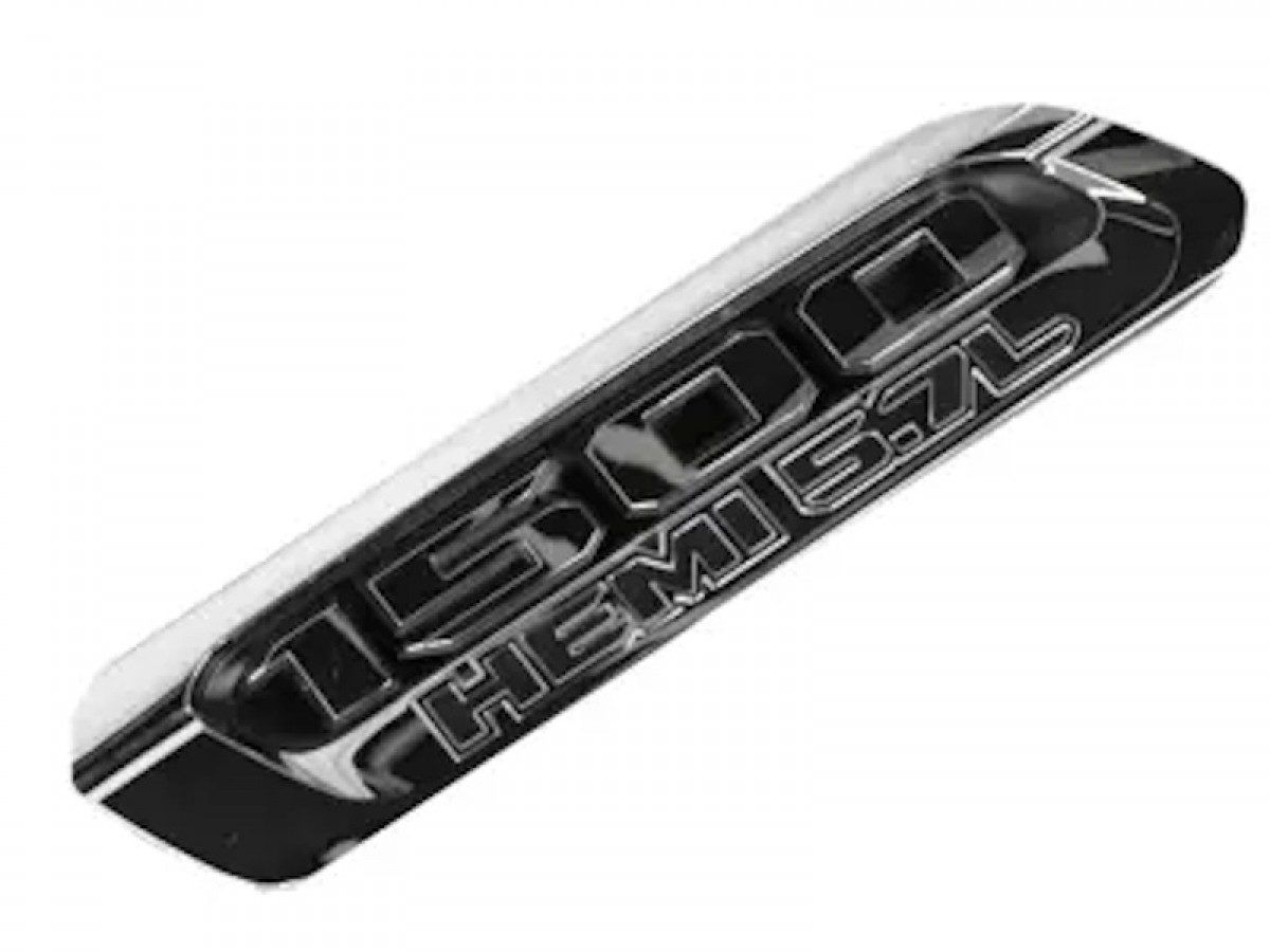 97-mopar-emblem-blacked-out-hood-badge-left-side-1500-hemi-5.7l-2.jpg Mopar Emblem Blacked Out Hood Badge Left Side 1500 HEMI 5.7L